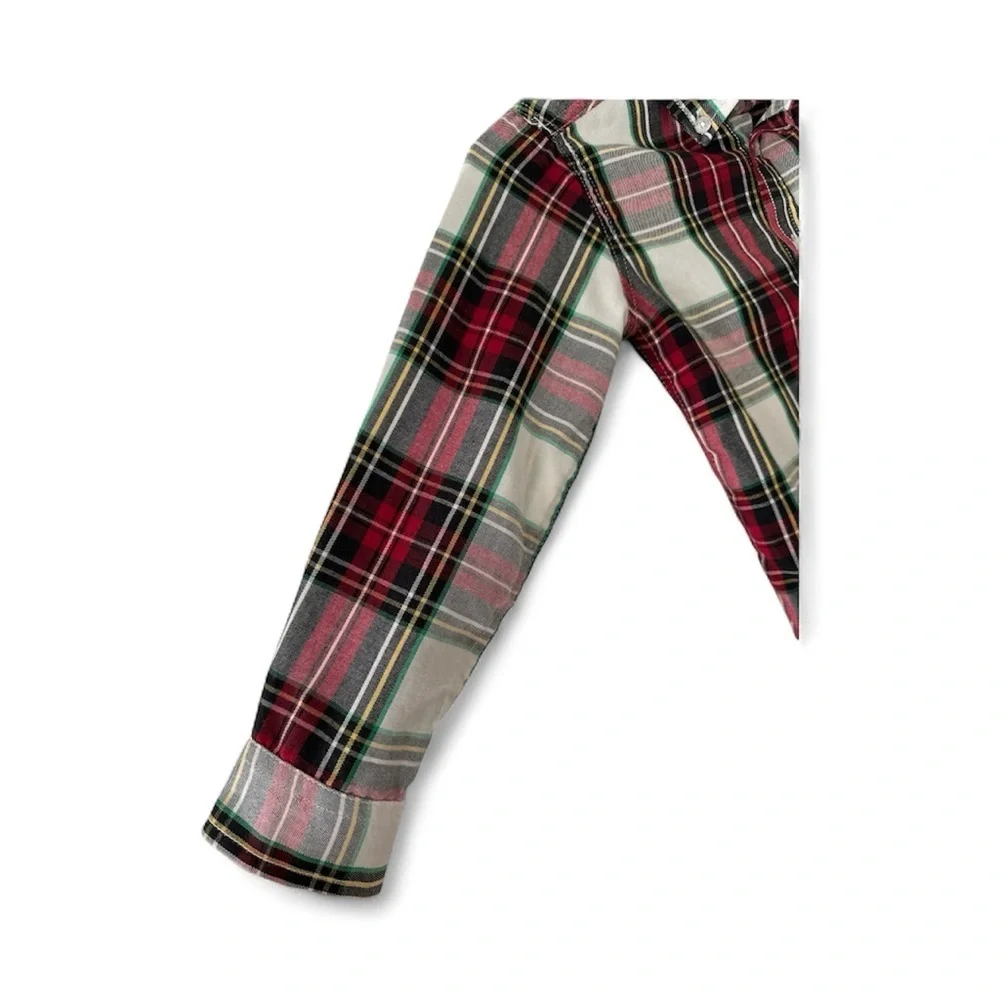 Tommy Hilfiger Kids Plaid Shirt - Red, Green, White